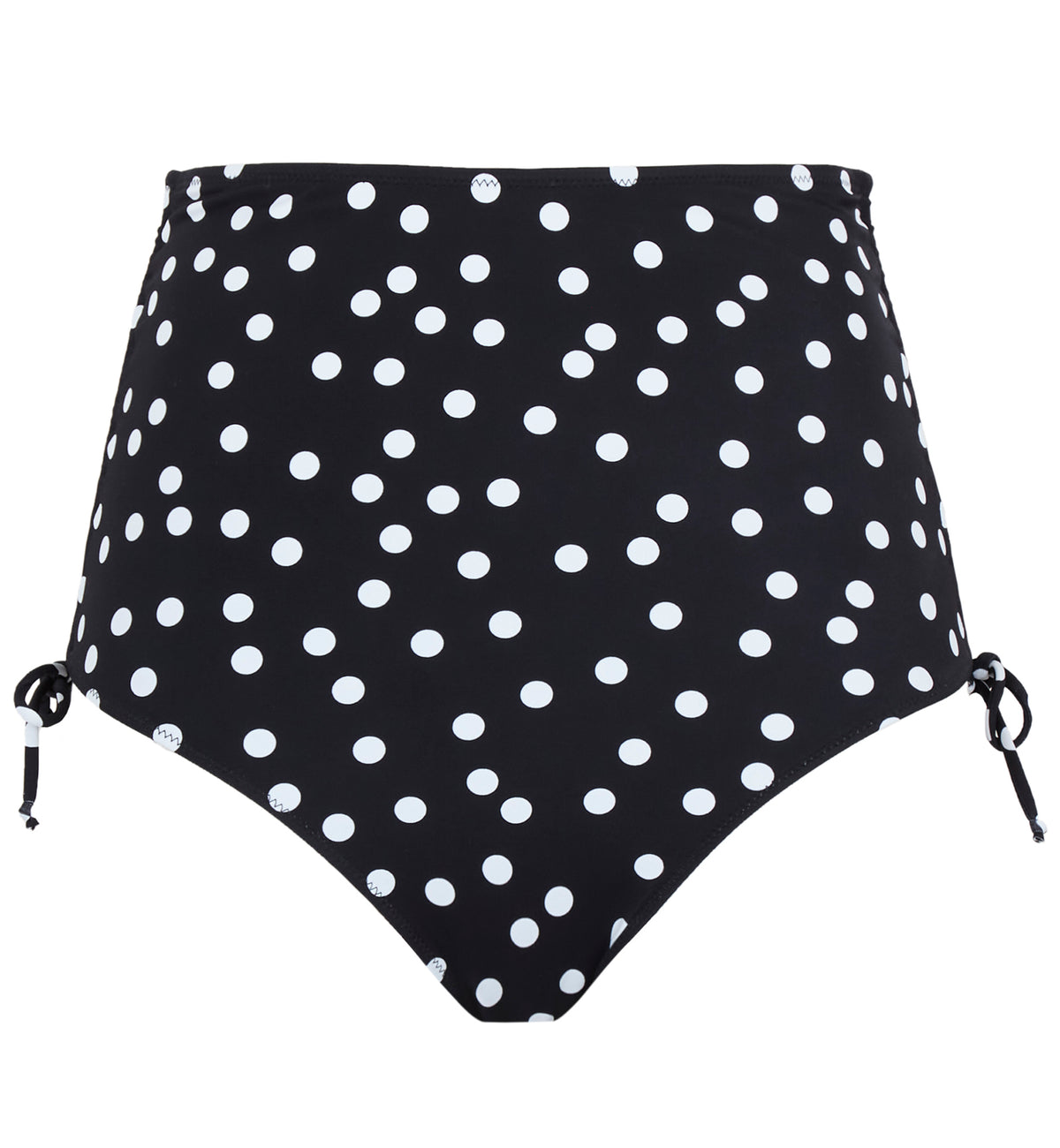 Panache Midi Gathered Swim Brief (SW2049),XS,Polka Dot Print - Polka Dot Print,XS