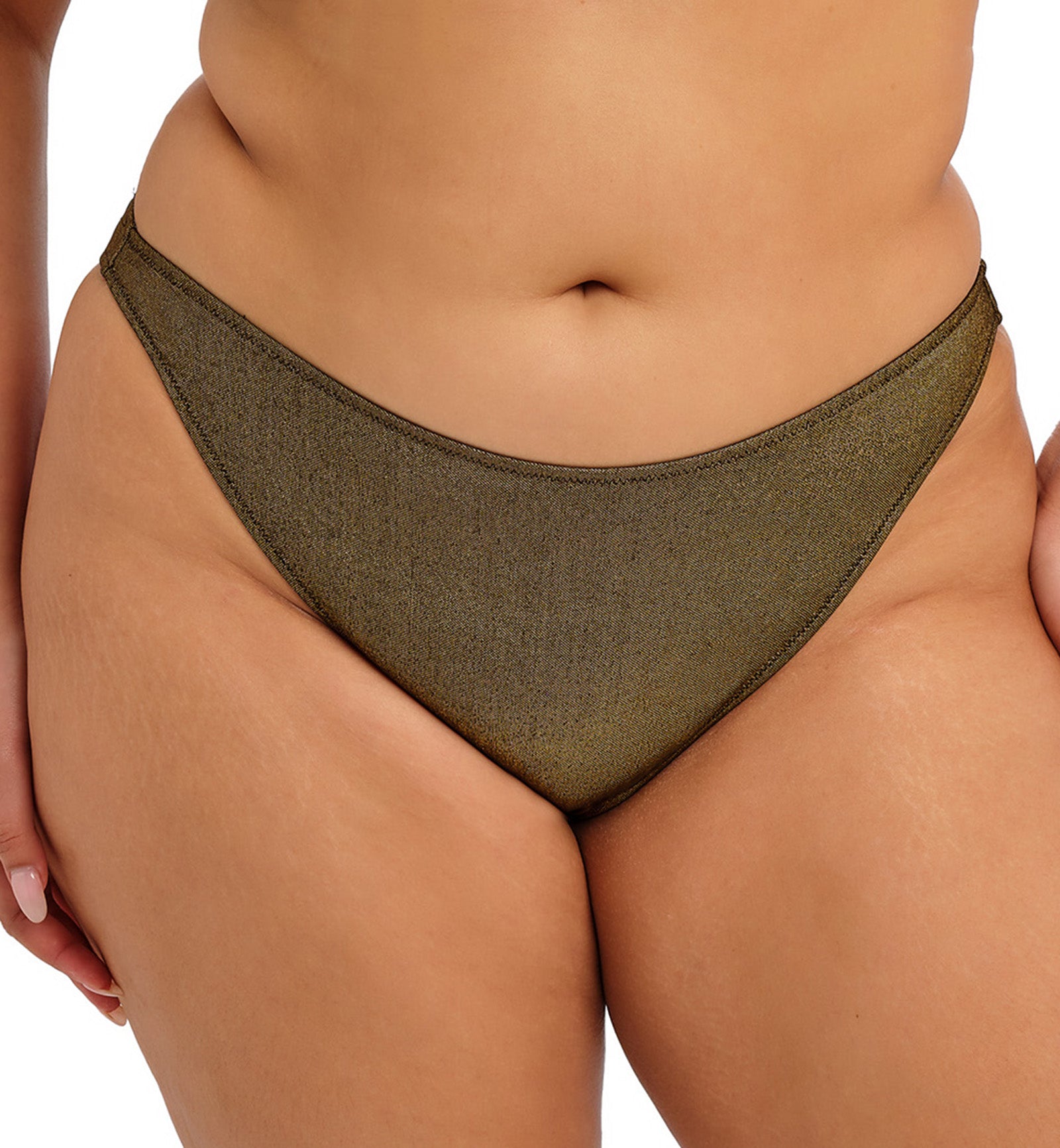 Elomi Sunset Shimmer High Leg Swim Brief (ES803285),UK 12,Gold Rush - Gold Rush,UK 12