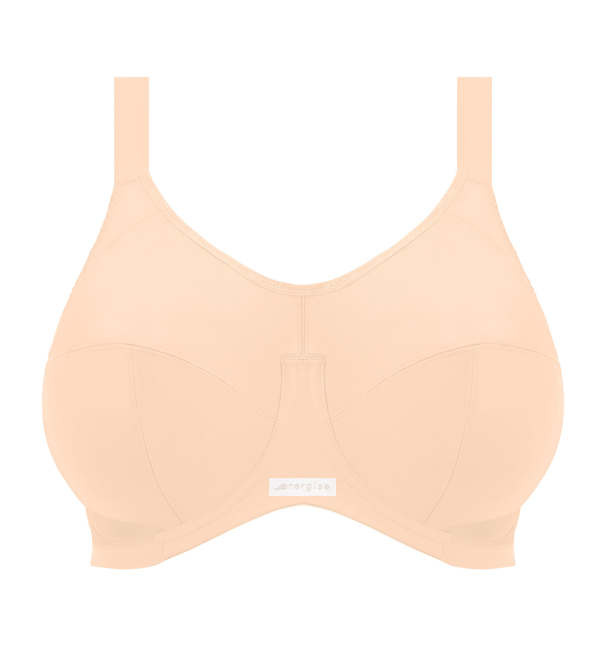 Elomi Energise J-Hook Underwire Sports Bra (8041),32GG,Nude - Nude,32GG