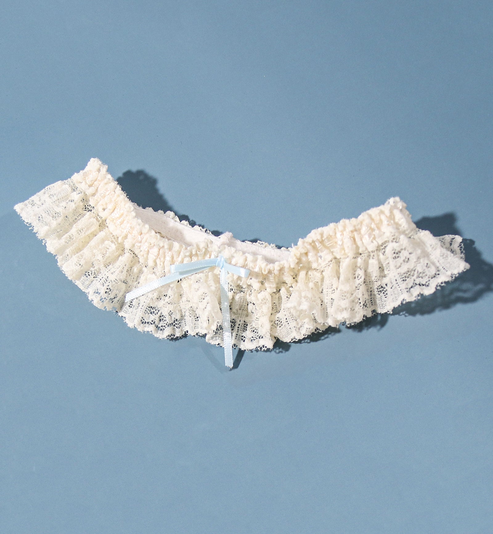 Hanky Panky Rosalyn Bridal Ruffle Leg Garter (48B002) - Breakout Bras Hanky Panky Rosalyn Bridal Ruffle Leg Garter (48B002) - Breakout Bras