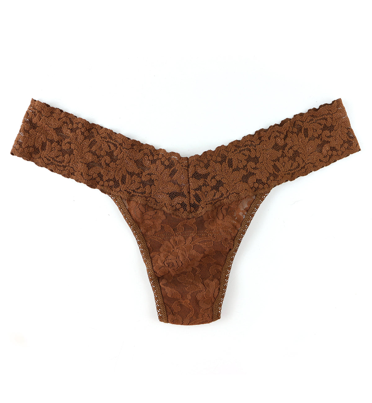 Hanky Panky Signature Lace Low Rise Thong (4911P),Macchiato - Macchiato,One Size