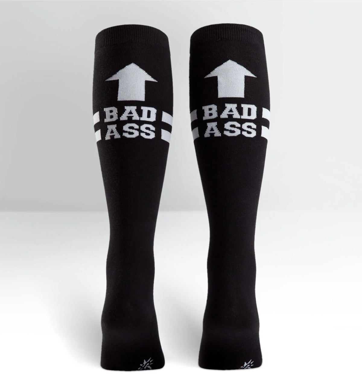 SOCK it to me Unisex Stretch-It Knee High Socks (s0014),Bad Ass - Bad Ass,One Size