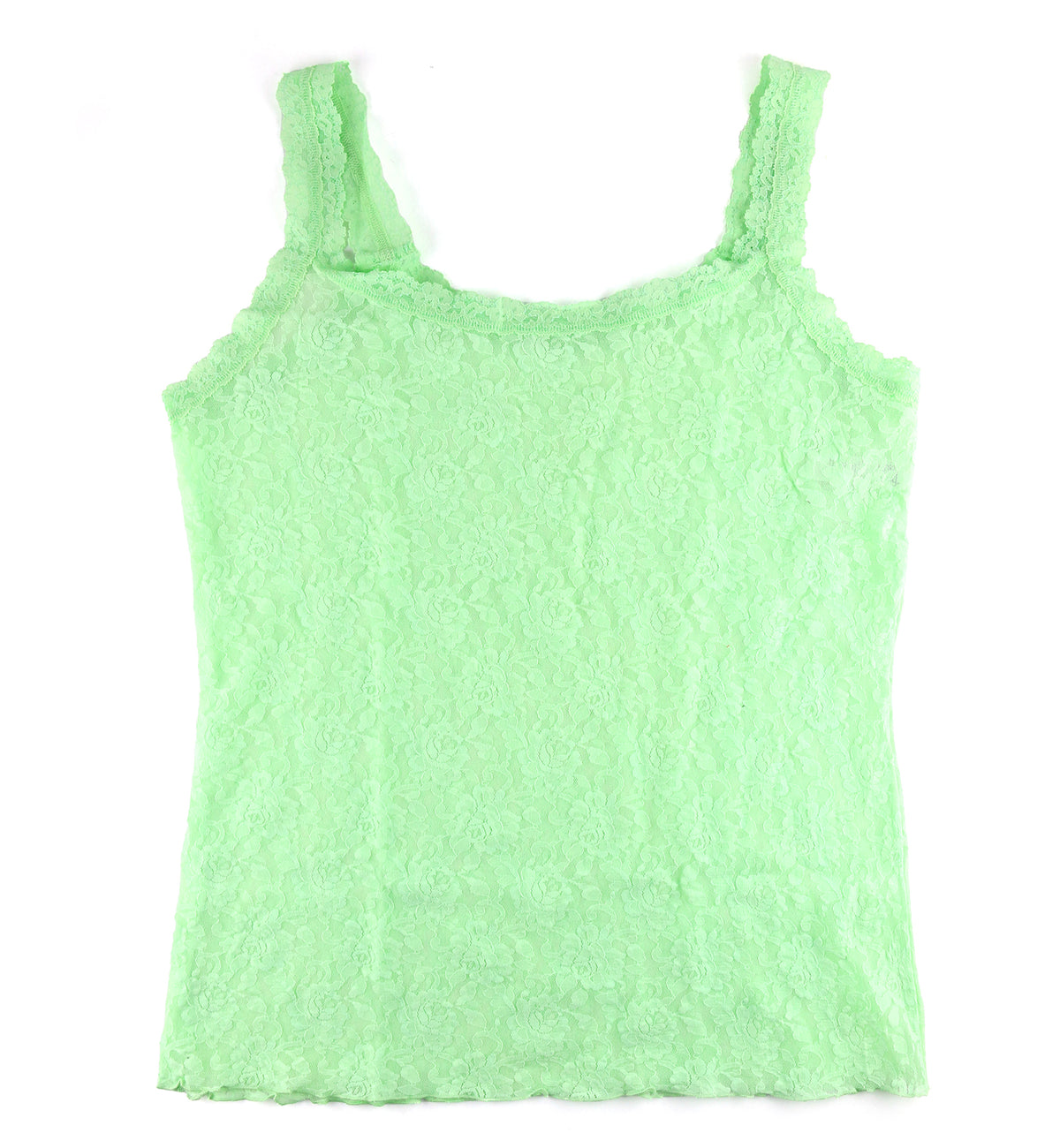 Hanky Panky Signature Lace Unlined Camisole PLUS (1390LX),1X,Starfruit - Starfruit,1X