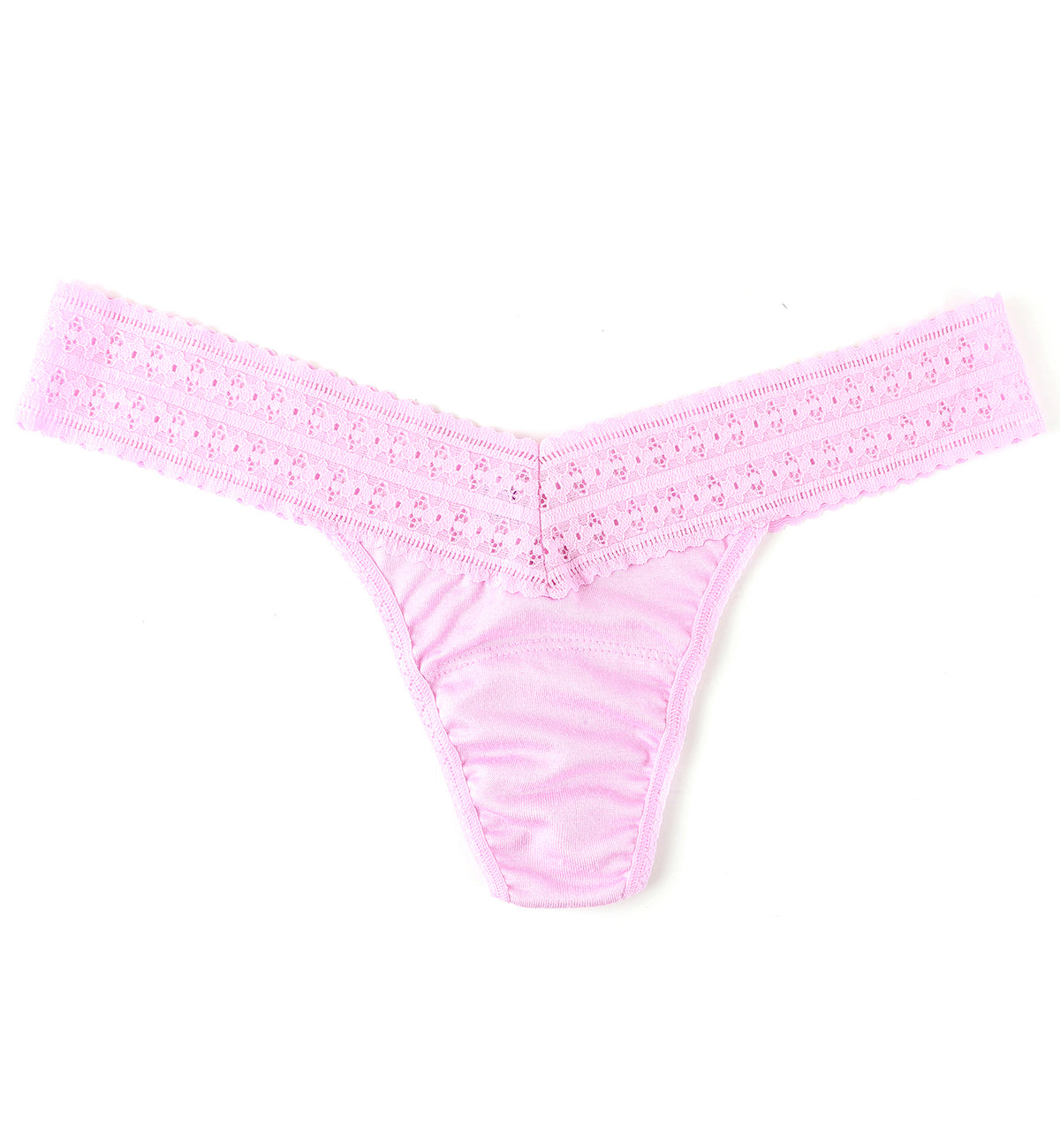 Hanky Panky DreamEase Low Rise Thong (631004),Cotton Candy Pink - Cotton Candy Pink,One Size