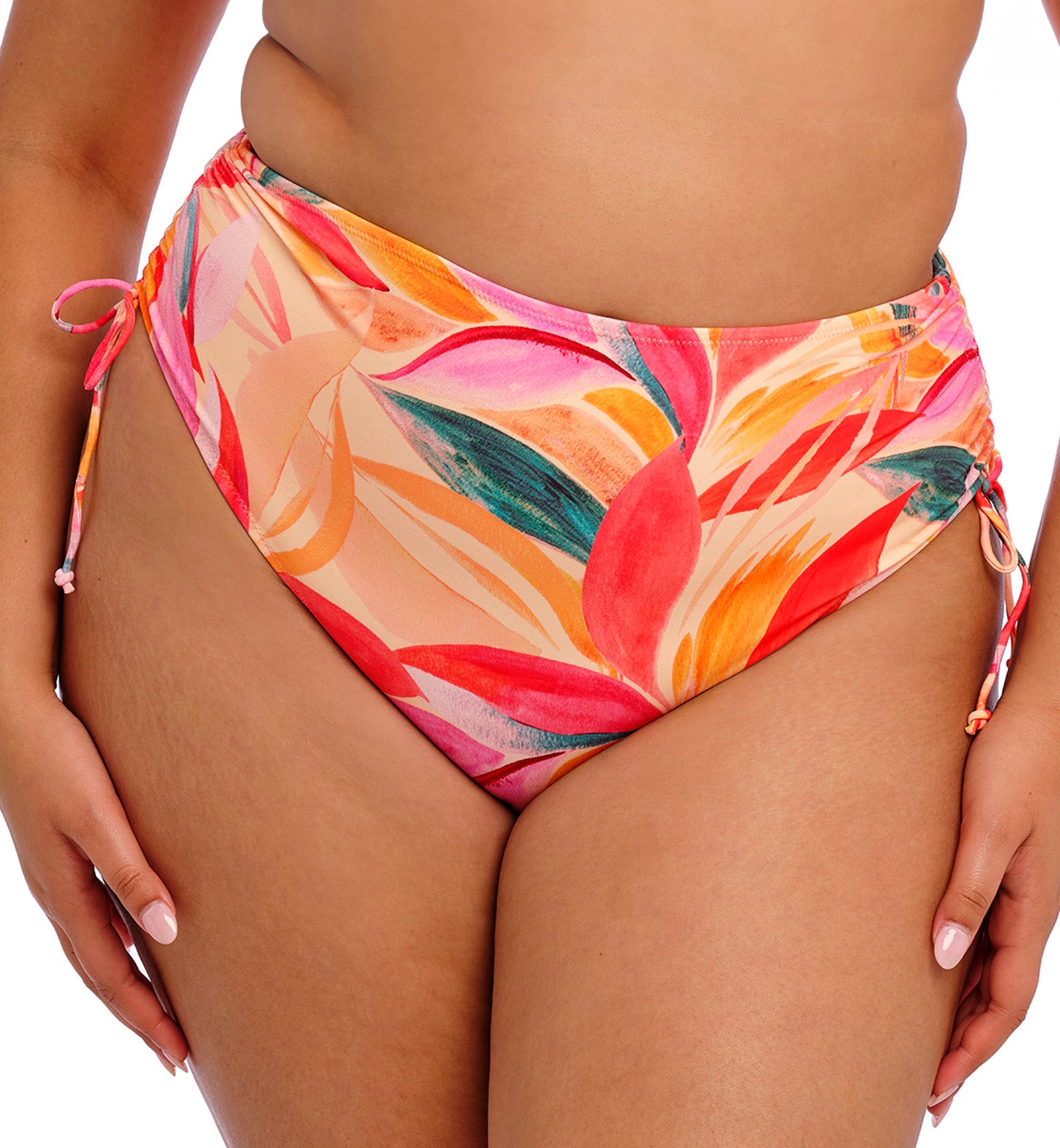 Elomi Sancho Beach Adjustable Side Swim Brief (ES802573),UK 12,Mango - Mango,UK 12