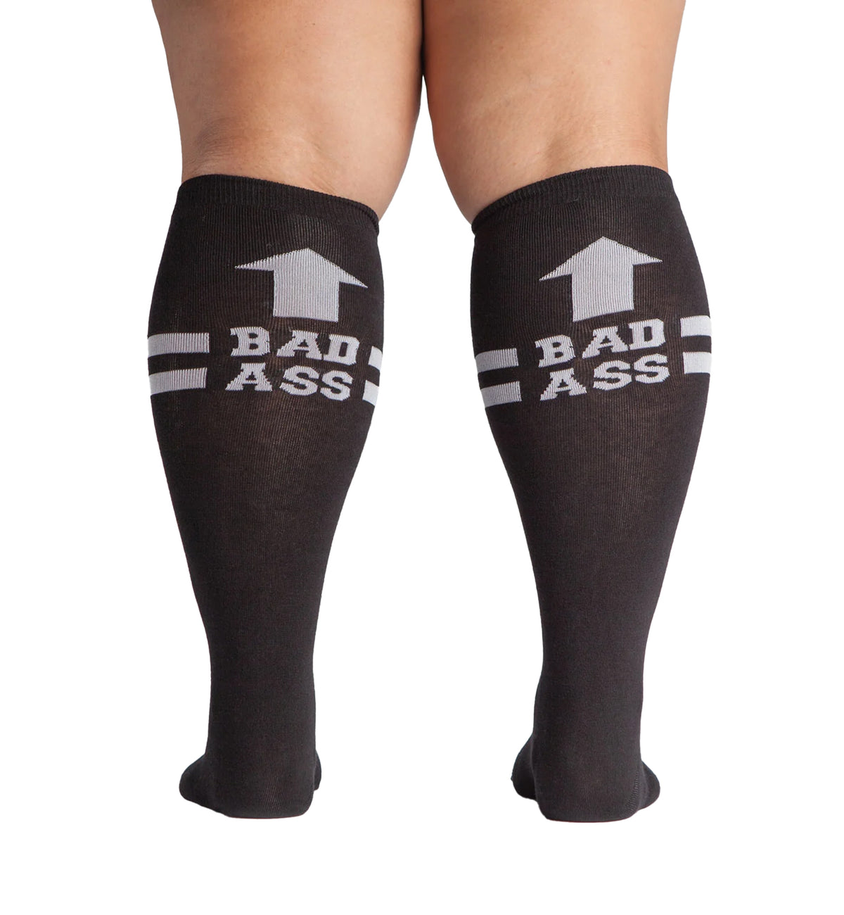 SOCK it to me Unisex Stretch-It Knee High Socks (s0014),Bad Ass - Bad Ass,One Size
