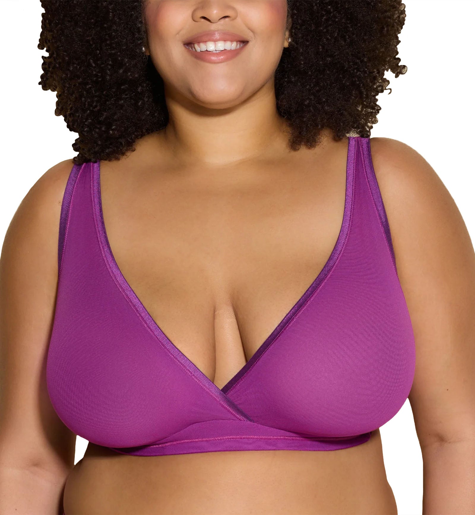 Cosabella Soire Confidence ULTRA CURVY Bralette (SOIRC1313),XS,Swiss Beet - Swiss Beet,XS