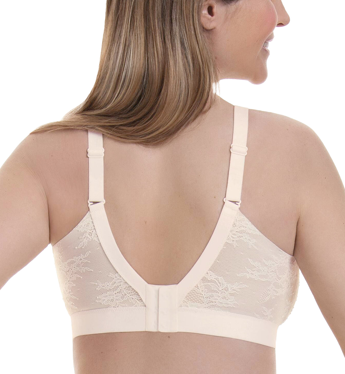 Anita Essential Lace Lightly Padded NURSING Bralette (5057),Small,Crystal - Crystal,Small