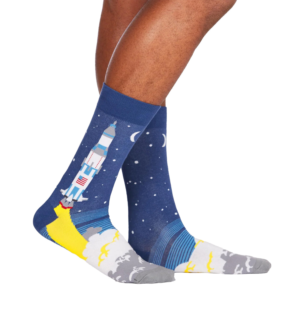 SOCK it to me Men's Crew Socks (mef0280),321 Lift Off - 321 Lift Off,One Size
