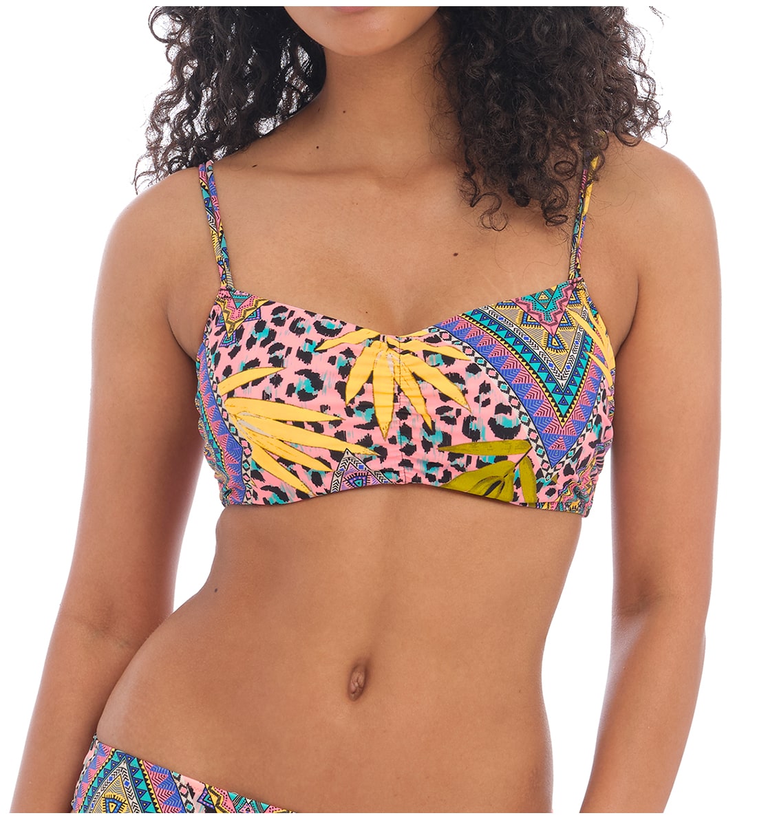 Freya Cala Fiesta Convertible Underwire Bralette Bikini Top (200914),30D,Multi - Multi,30D