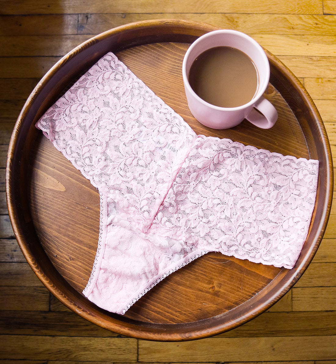 Hanky Panky Plus Size Retro Lace Thong (9K1926X),Bliss Pink - Bliss Pink,Plus Size