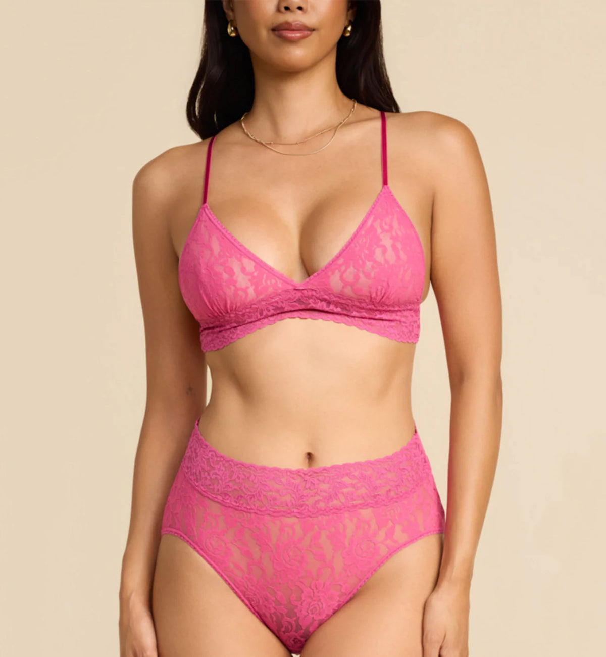 Hanky Panky Signature Lace French Brief (461),Small,Dragon Fruit Pink - Dragon Fruit Pink,Small