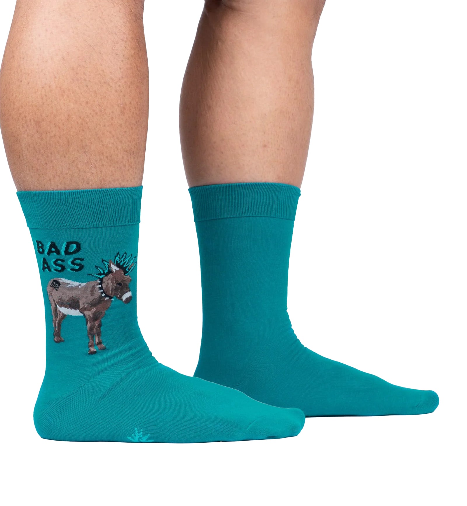 SOCK it to me Men's Crew Socks (MEF0525),A Real Bad Ass - A Real Bad Ass,One Size