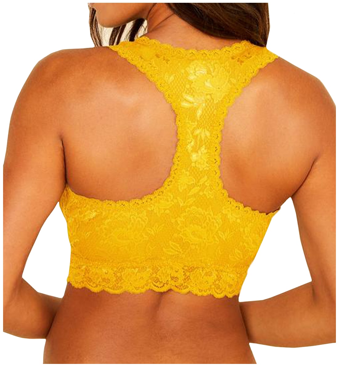 Cosabella Never Say Never CURVY Racie Racerback Bralette (NEVER1355),XS,Sole - Sole,XS