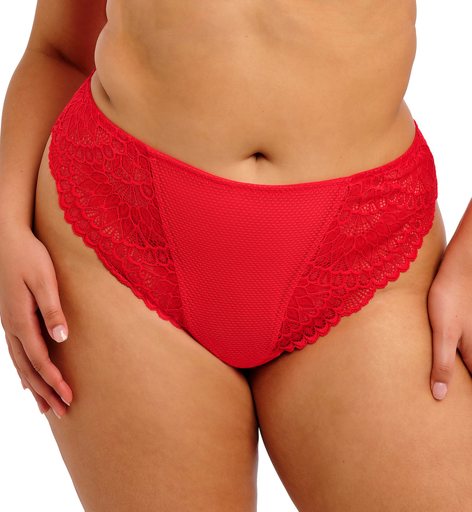 Elomi Tiernie Thong (303370),Small,Red - Red,Small