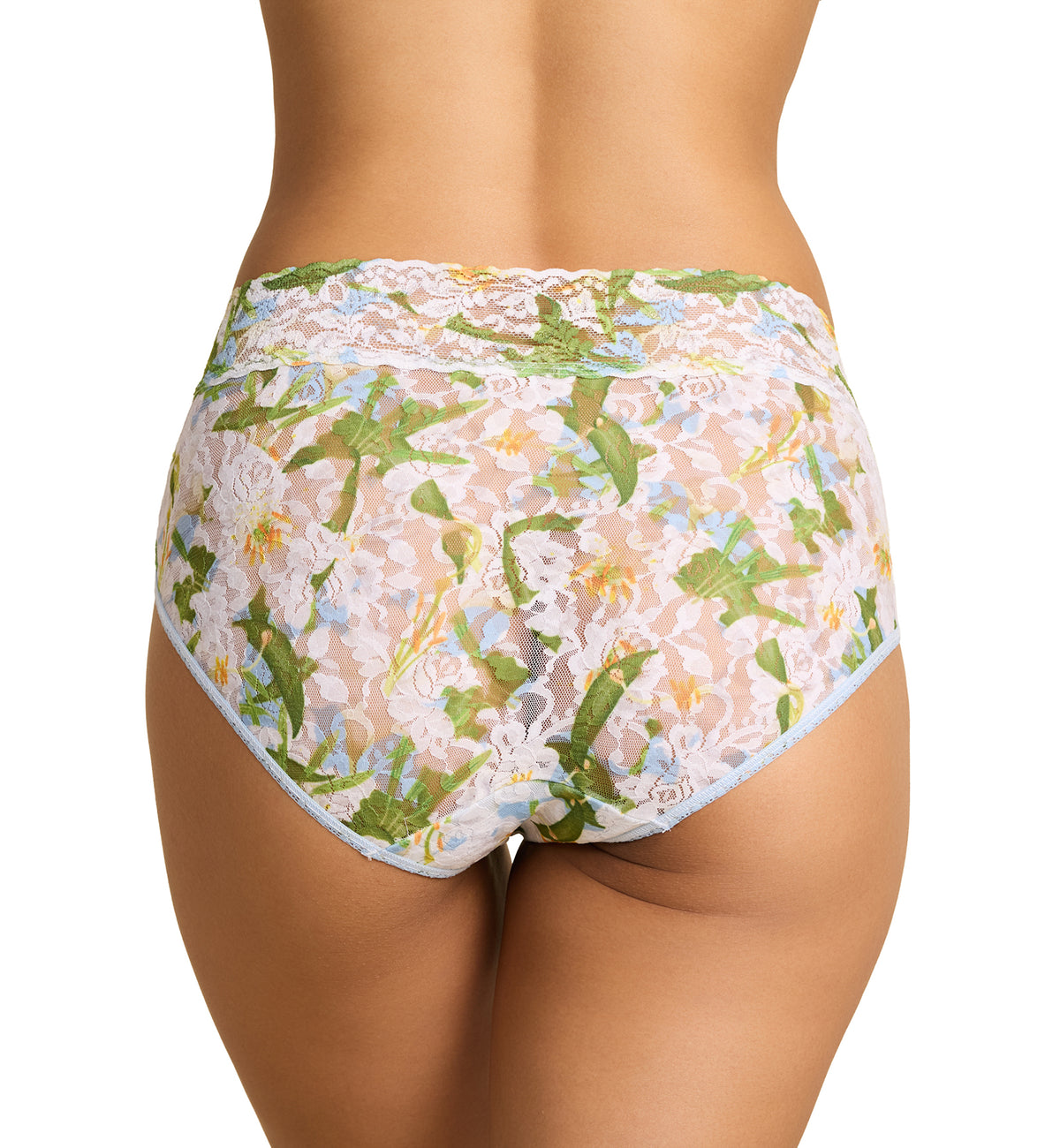 Hanky Panky Signature Lace Printed French Brief (PR461),Small,Absolute Lilly - Absolute Lilly,Small