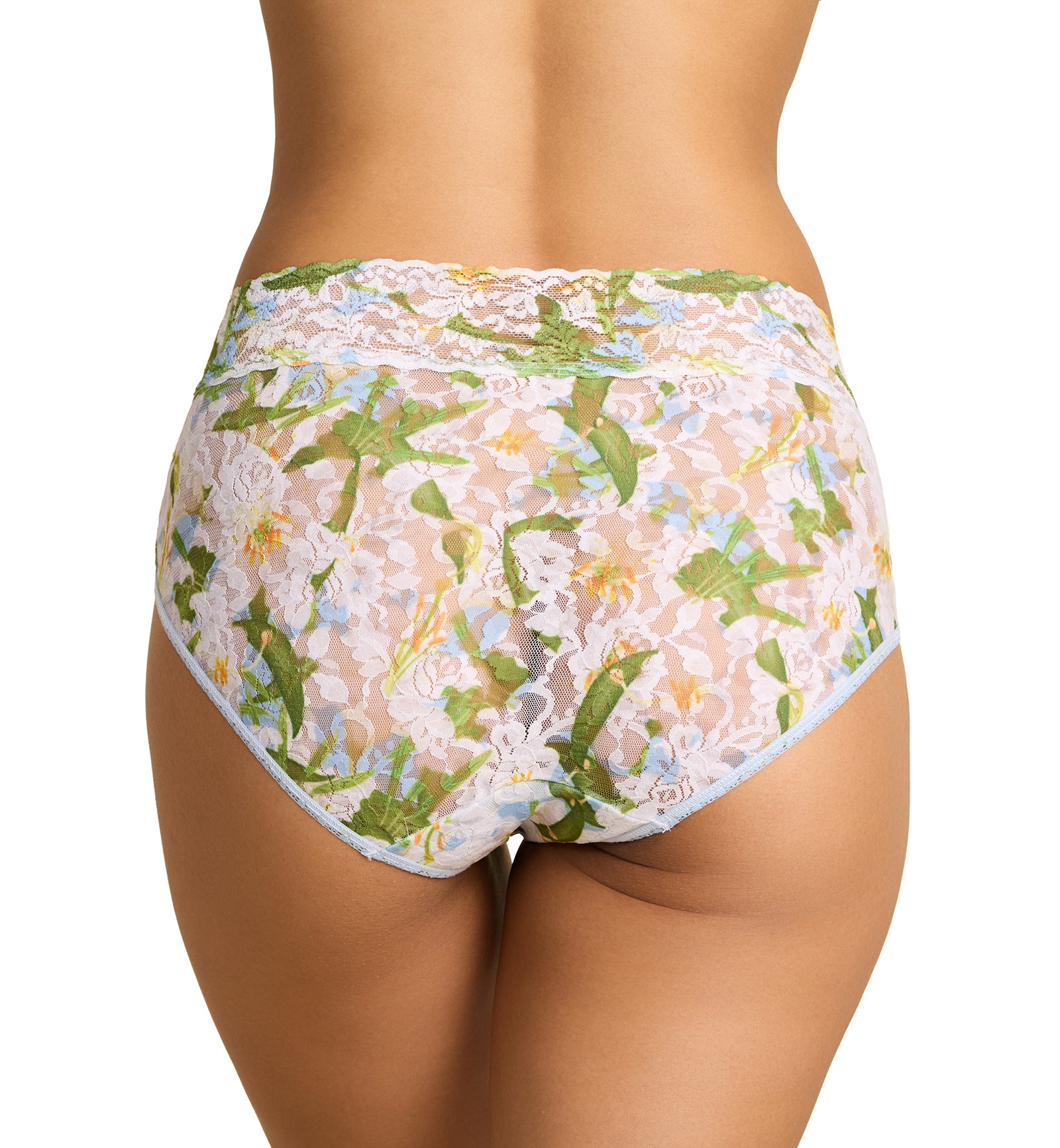 Hanky Panky Signature Lace Printed French Brief (PR461),Small,Absolute Lilly - Absolute Lilly,Small