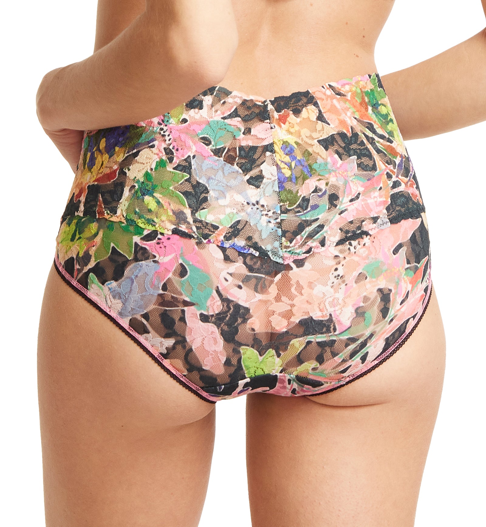 Hanky Panky Retro Lace Printed V-kini (PR9K2124),Small,Unapologetic - Unapologetic,Small