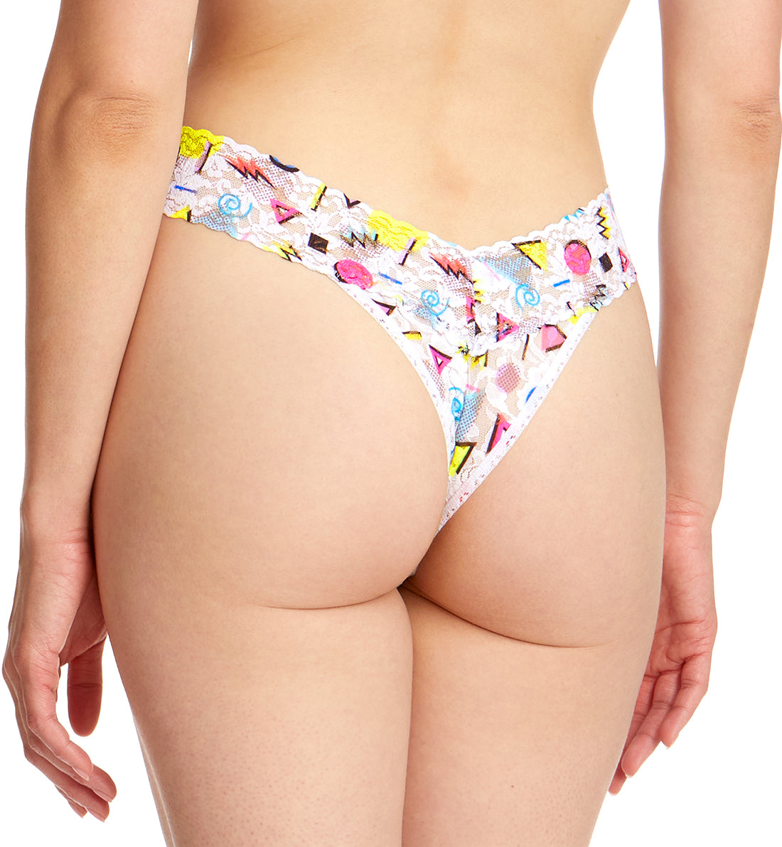 Hanky Panky Decades 80s Rad Geo Original Rise Thong (MIX TAPE BOX) - 80s Rad Geo,One Size