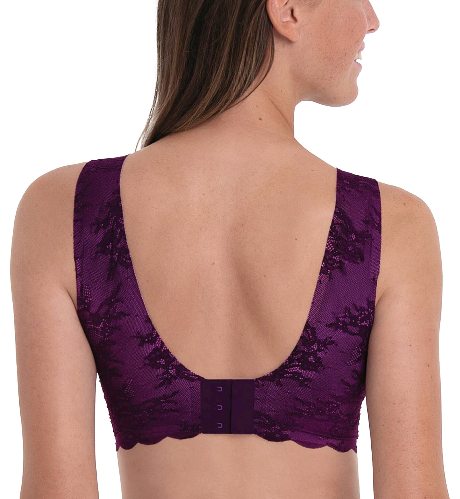 Anita Essentials Lace Lightly Padded Bralette (5400),Small,Purple - Purple,Small