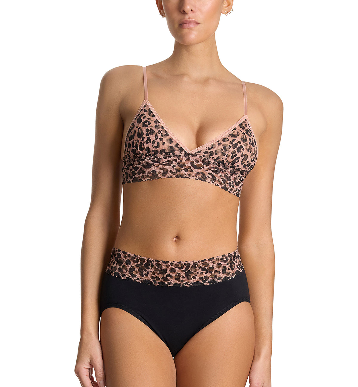 Hanky Panky Cotton-Spandex French Brief (892441),XS,Black/Walk On The Wild Side - Black/Walk On The Wild Side,XS