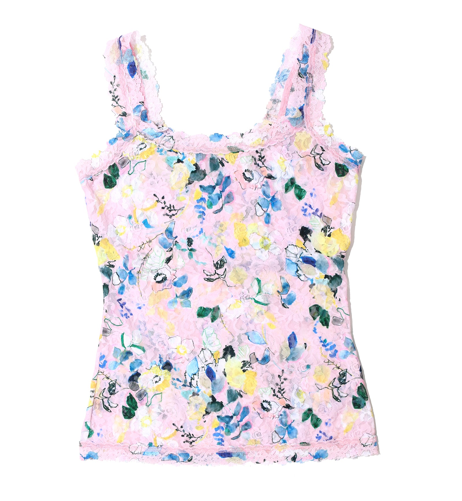 Hanky Panky Signature Lace Printed Unlined Camisole (PR1390L),XS,Cannes You Believe It - Cannes You Believe It,XS