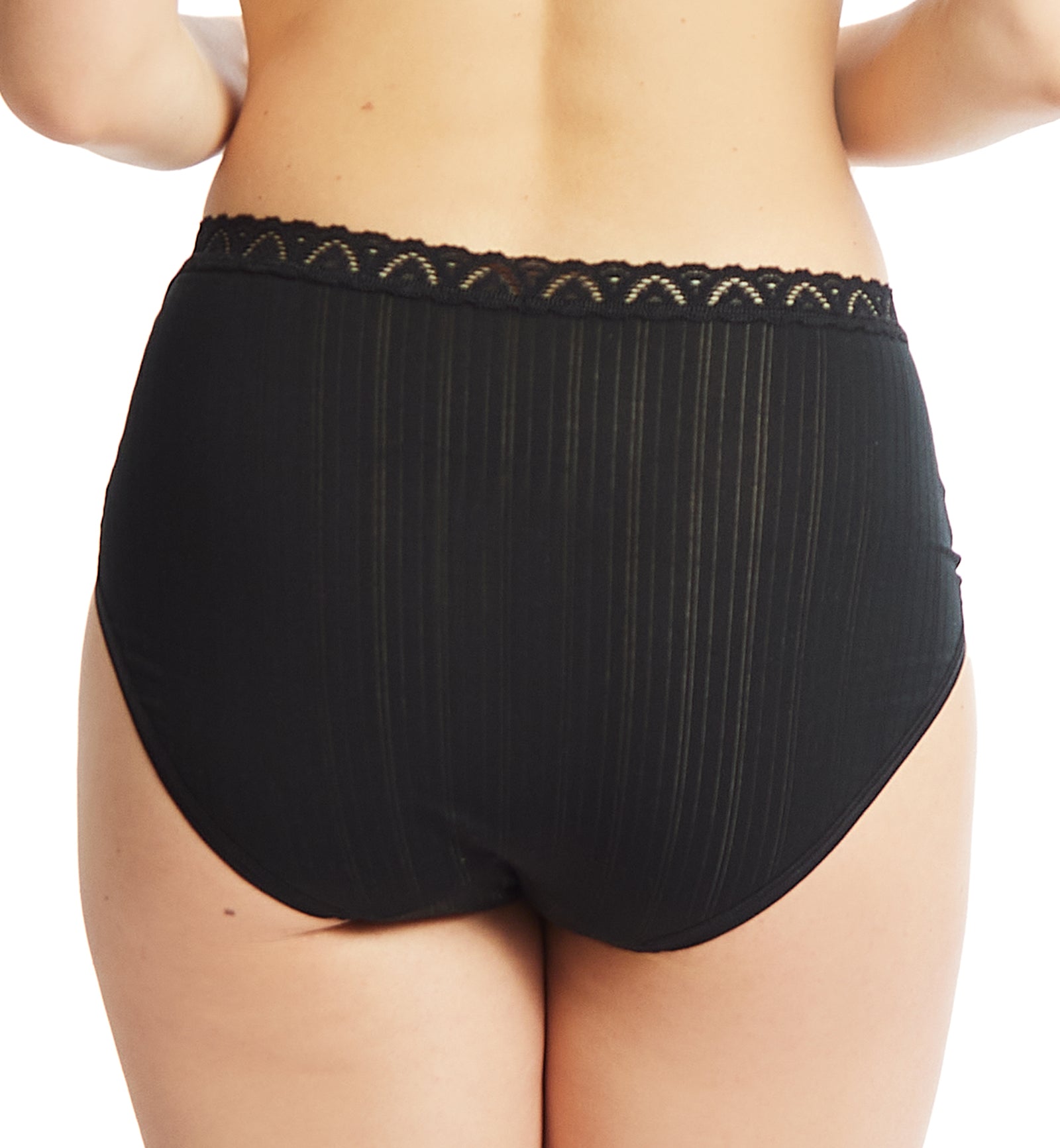 Hanky Panky MellowLuxe French Brief (624612),XS,Black - Black,XS
