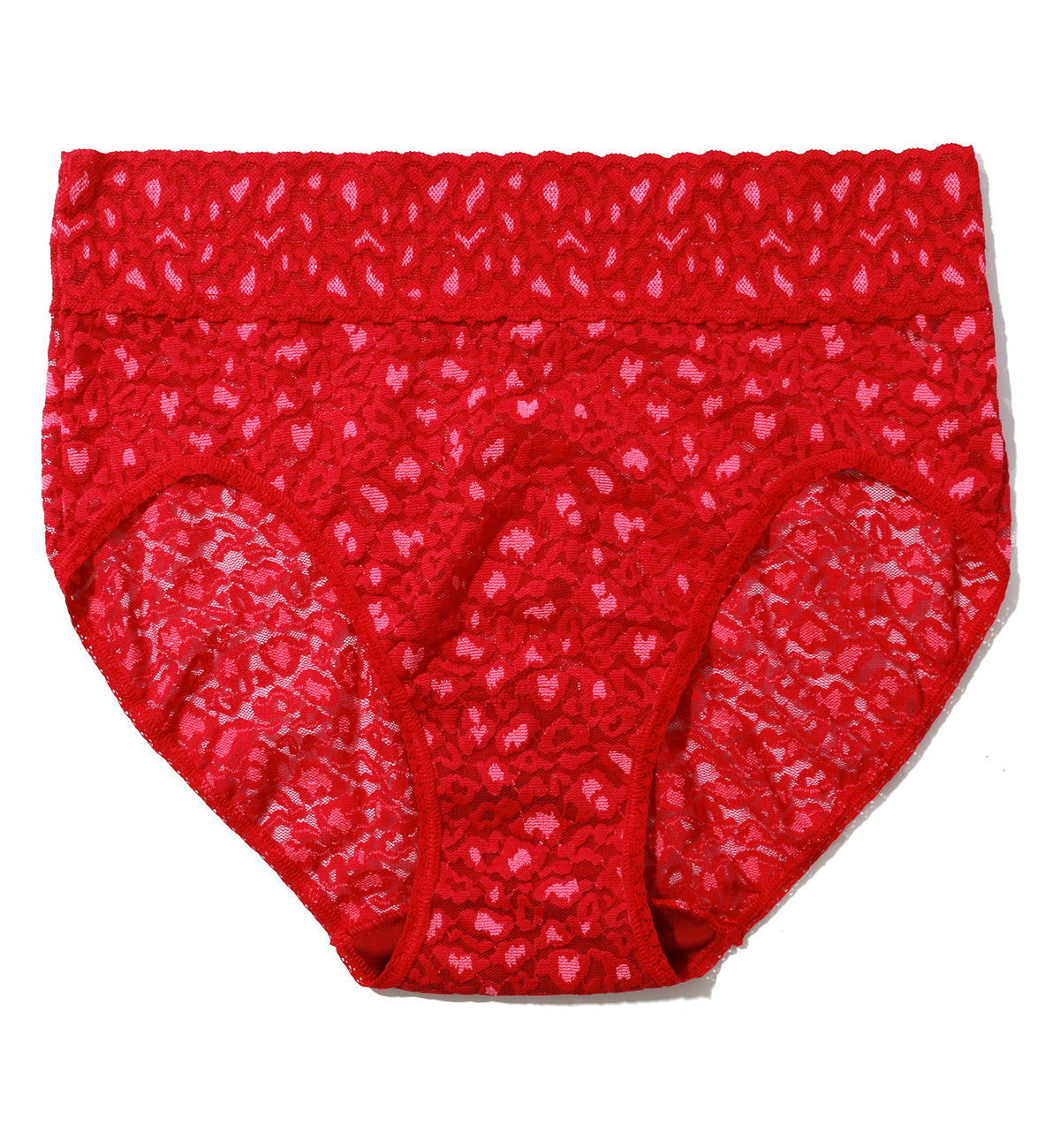Hanky Panky Cross Dyed Leopard French Brief (7J2461),XS,Berry Sangria/Pink - Berry Sangria/Pink,XS