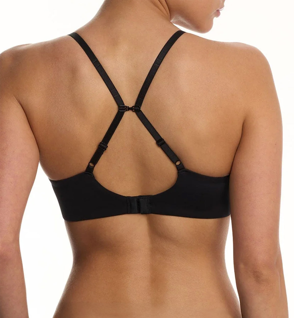 Natori EverFit Convertible T-Shirt Bra (721362),32D,Black - Black,32D