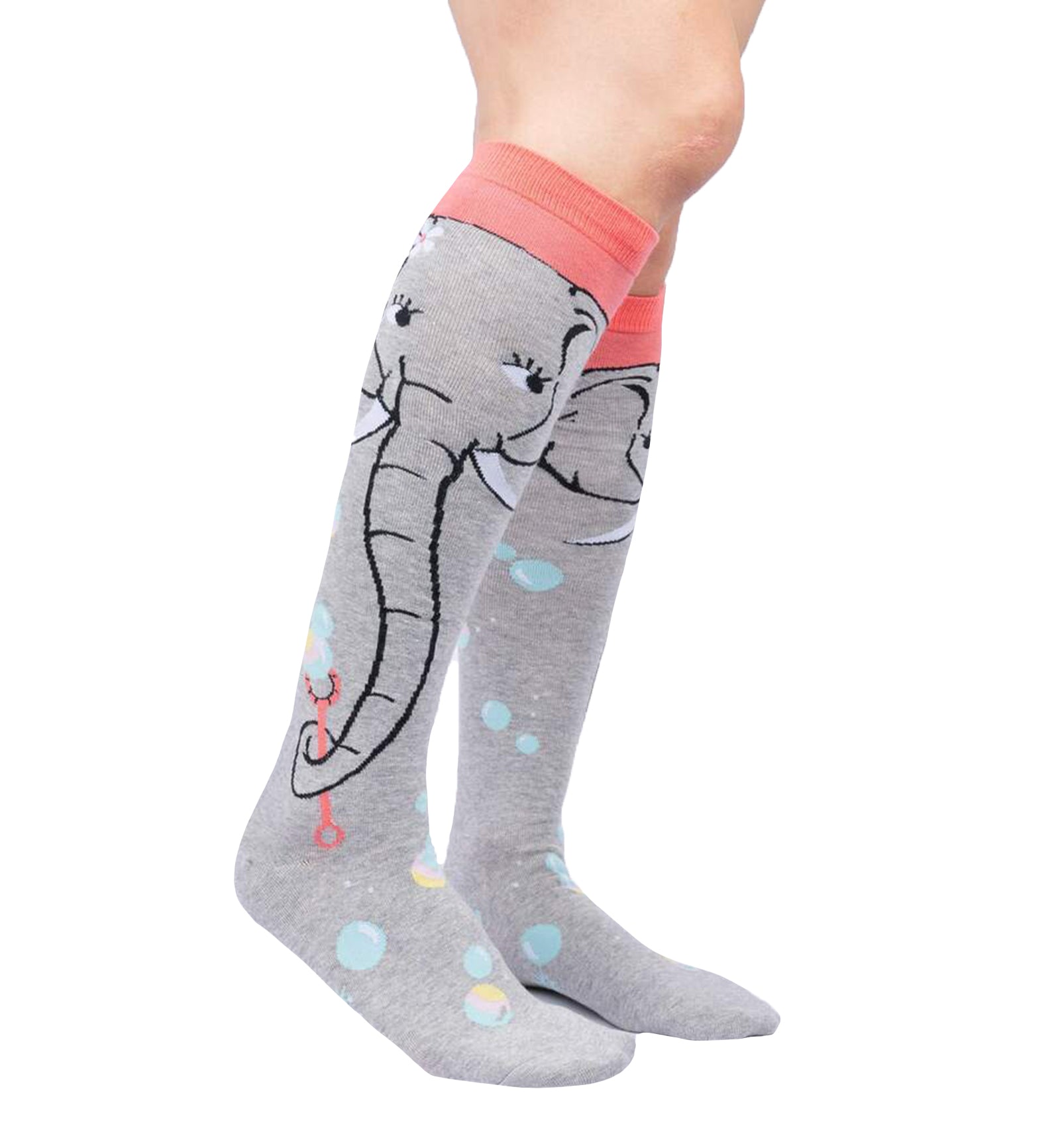 SOCK it to me Unisex Knee High Socks (F0622),Elephantastic! - Elephantastic!,One Size