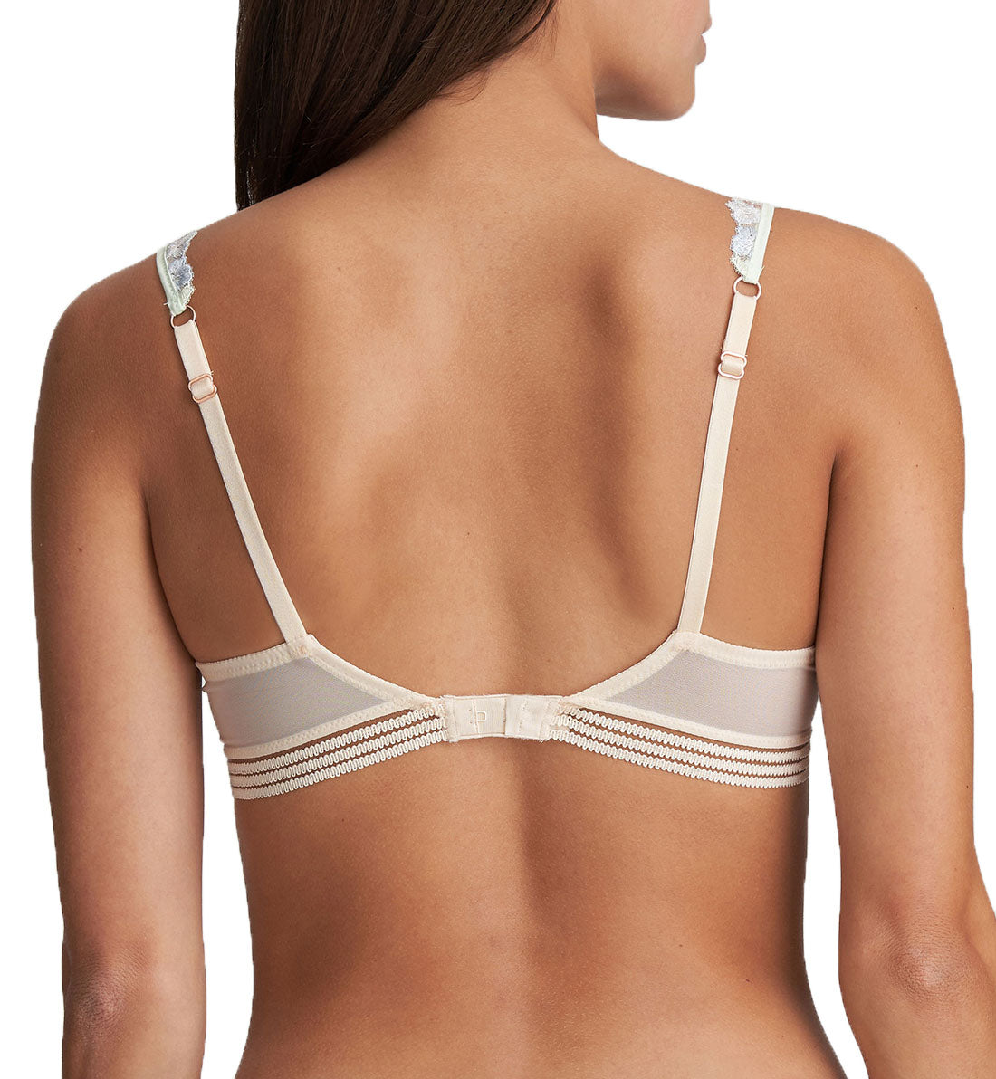 Marie Jo Nathy Padded Balcony Underwire Bra (0102489),30D,Pearled Ivory - Pearled Ivory,30D