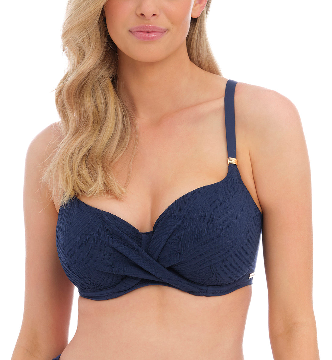 Fantasie Ottawa Wrap Front Full Cup Underwire Bikini (6355),40F,Ink - Ink,40F