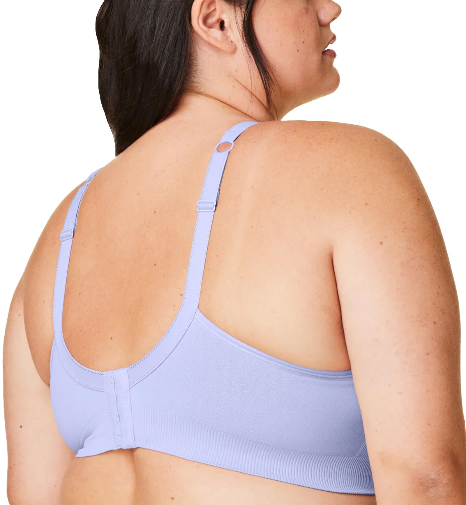 BRAVADO! DESIGNS Everyday Sculpt FULL CUP Wire-Free Bra (11011VFC),Small FC,Hydrangea Blue - Hydrangea Blue,Small-Full Cup
