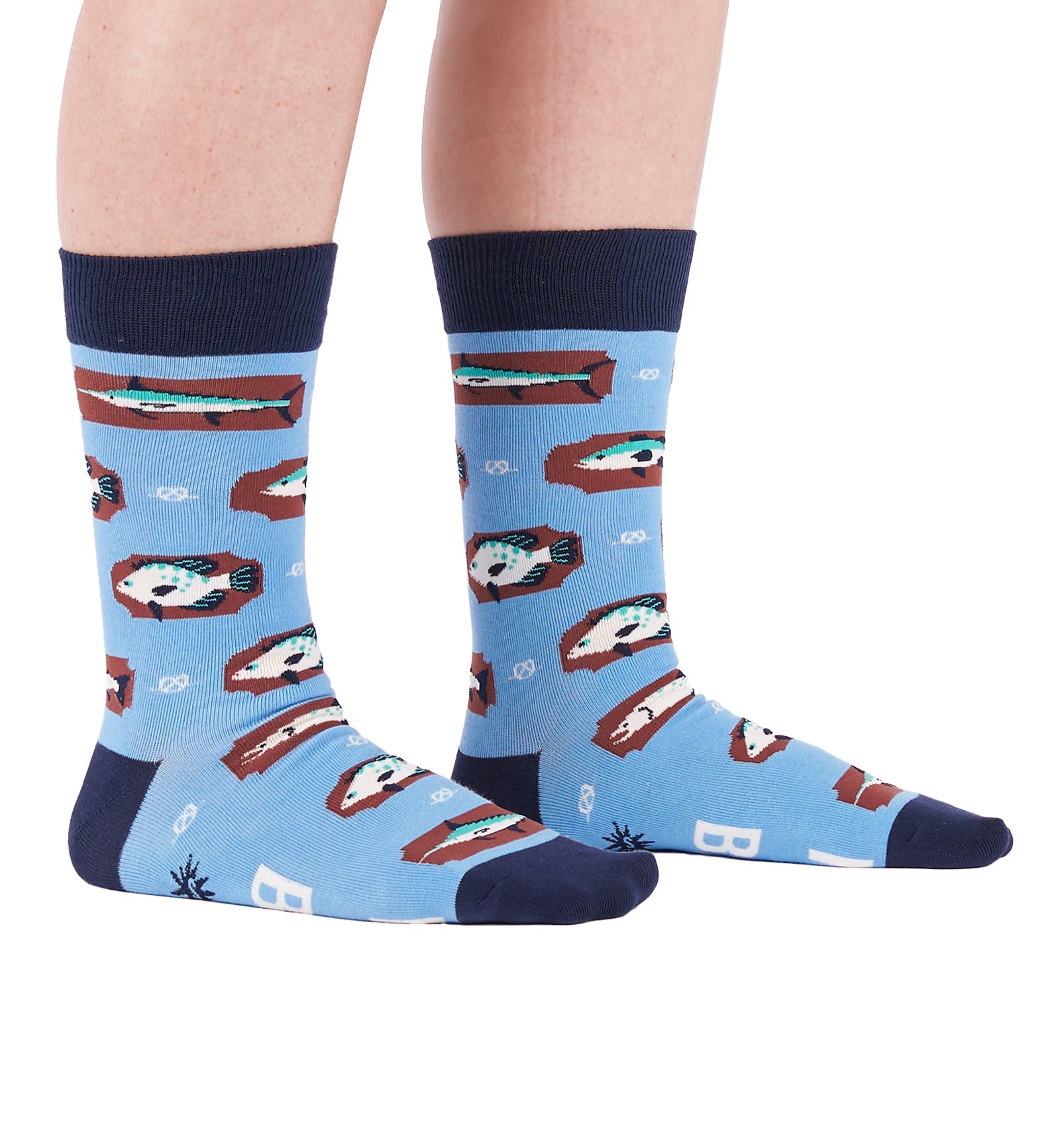 SOCK it to me Men's Crew Socks (MEF0706),Nice Bass - Nice Bass,One Size