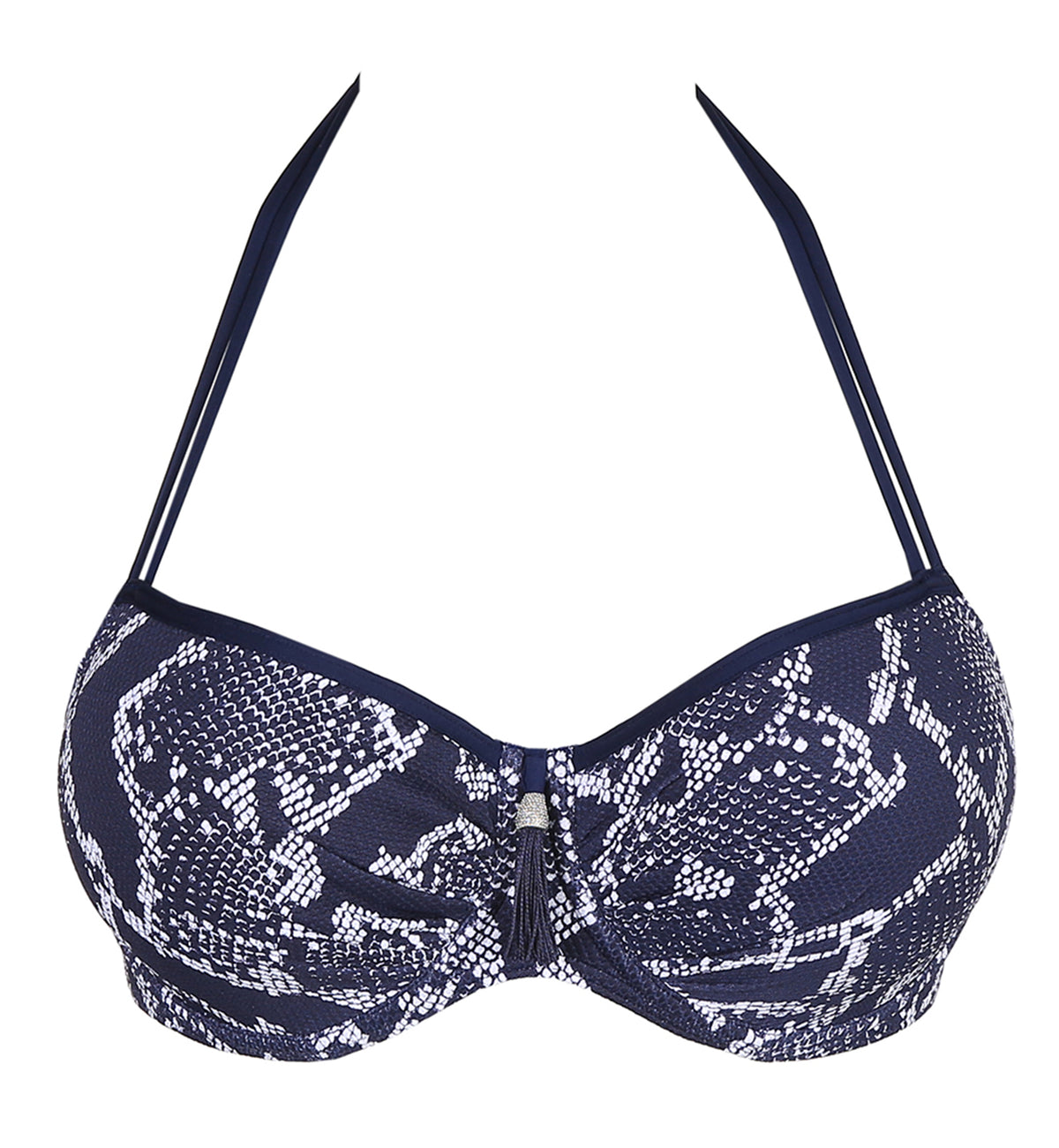 PrimaDonna Kala Padded Balcony Underwire Bikini Top (4003916),32H,Water Blue - Water Blue,32H