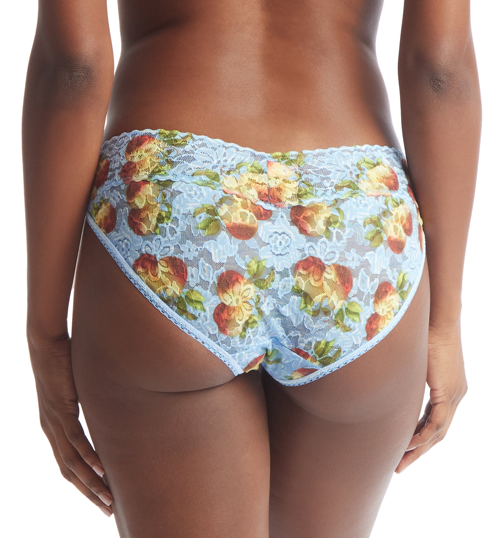 Hanky Panky Daily Lace Printed V-kini (PR772371P),XS,Fresh Start - Fresh Start,XS