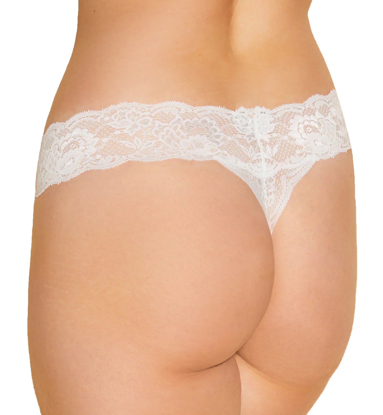 Cosabella Never Say Never Cutie Lowrider Thong (NEVER03ZL),White - White,One Size