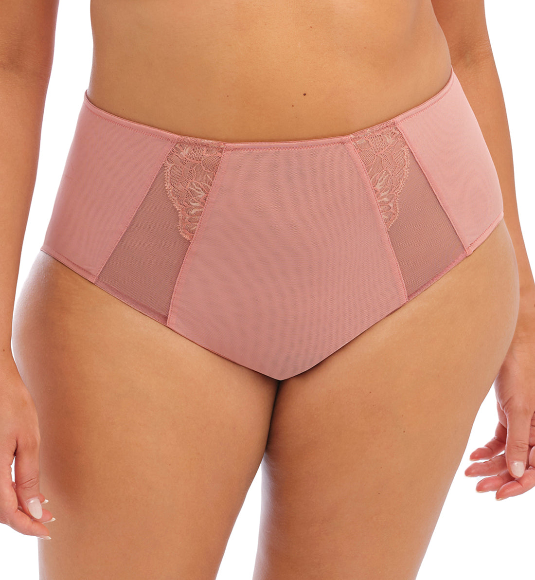 Elomi Brianna Full Panty Brief (8085),Large,Ash Rose - Ash Rose,Large