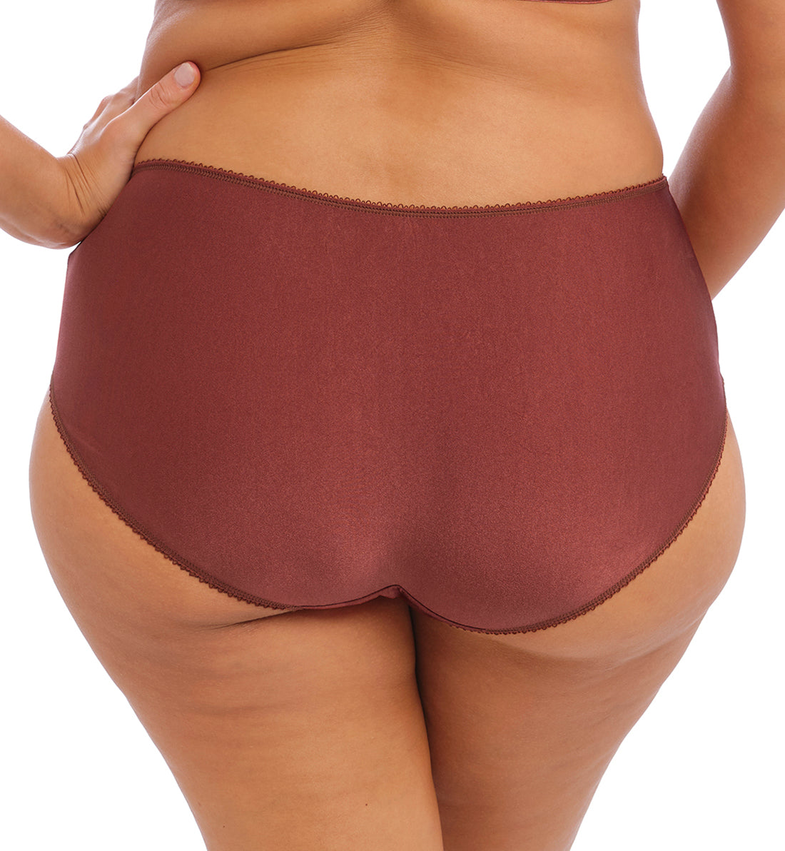 Elomi Cate Full Panty Brief (4036),Medium,Dark Copper - Dark Copper,Medium