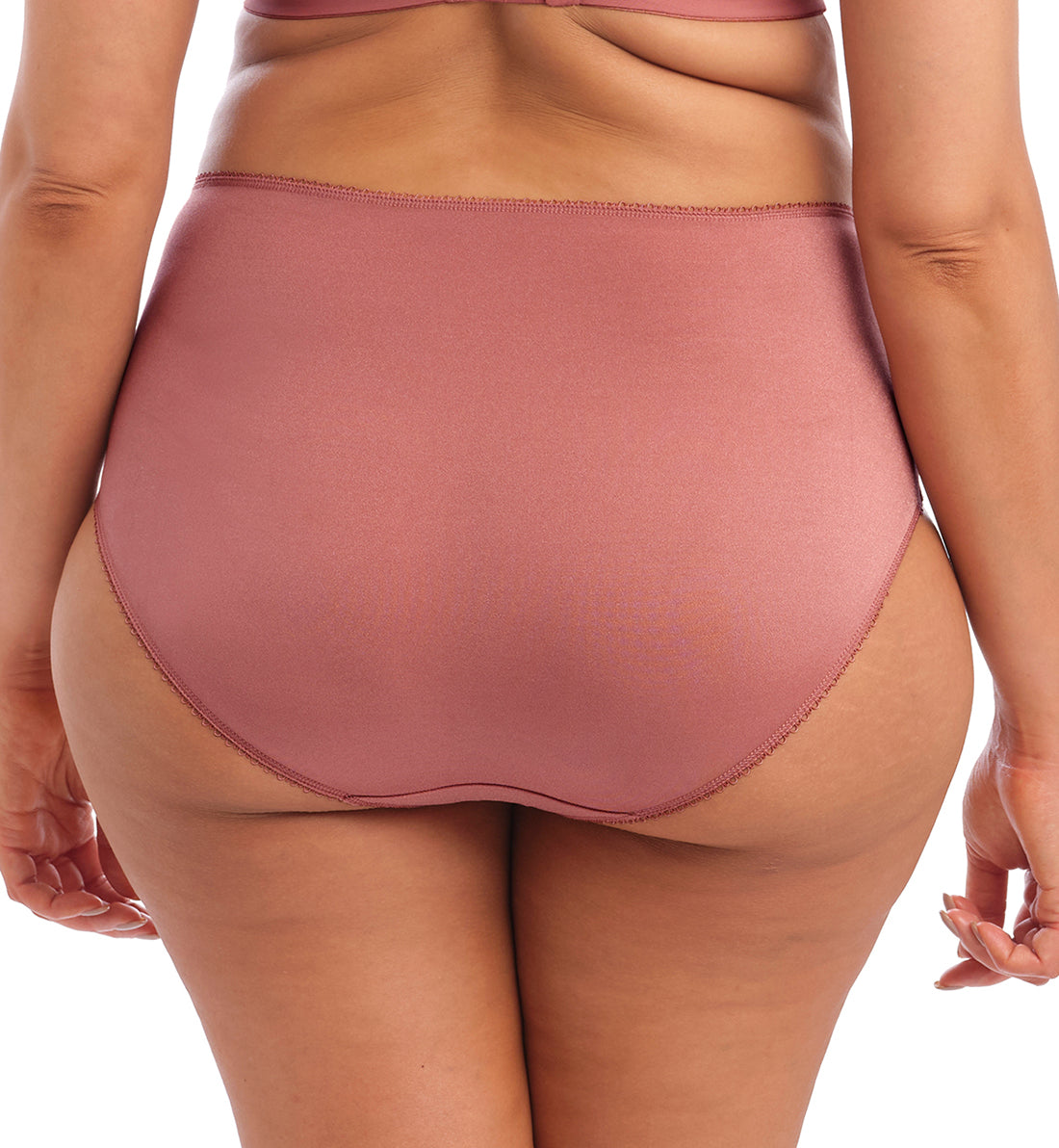 Elomi Cate Full Panty Brief (4036),Medium,Rosewood - Rosewood,Medium