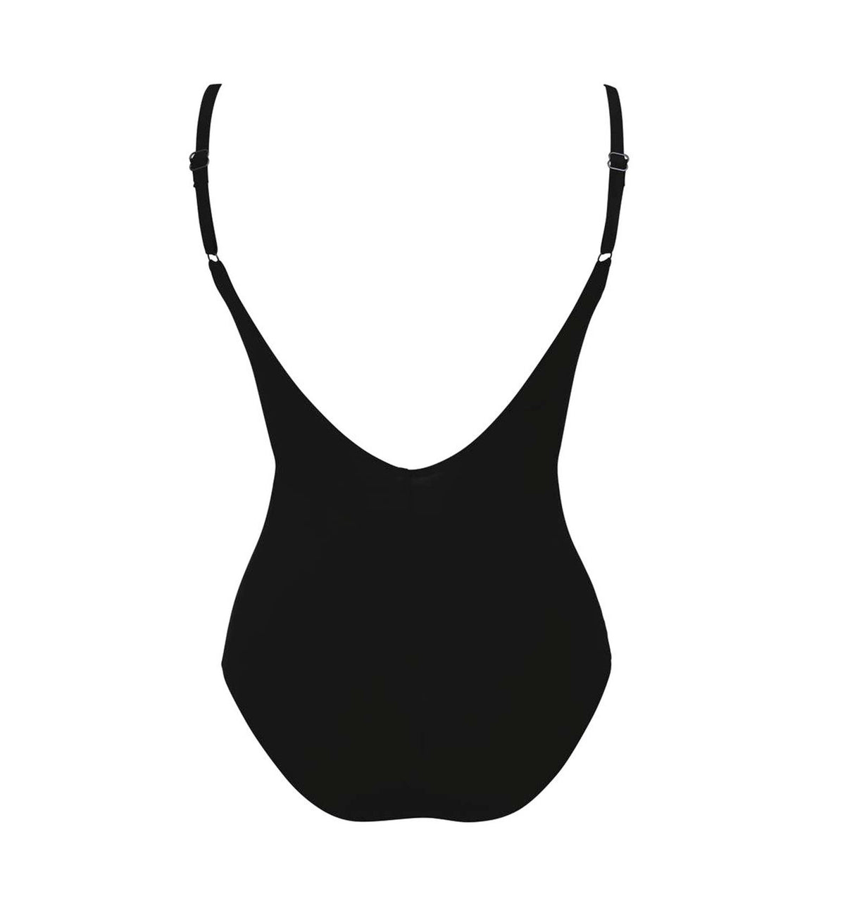 Anita Summer Dot Mabela Slimming One Piece Swimsuit (7790),32D,Black/White - Black/White,32D