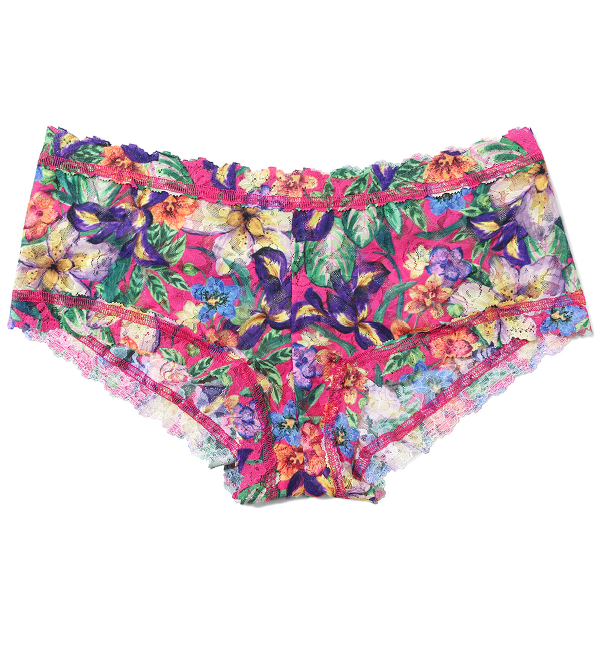 Hanky Panky Signature Lace Printed Boyshort (PR4812P),XS,Radiant - Radiant,XS