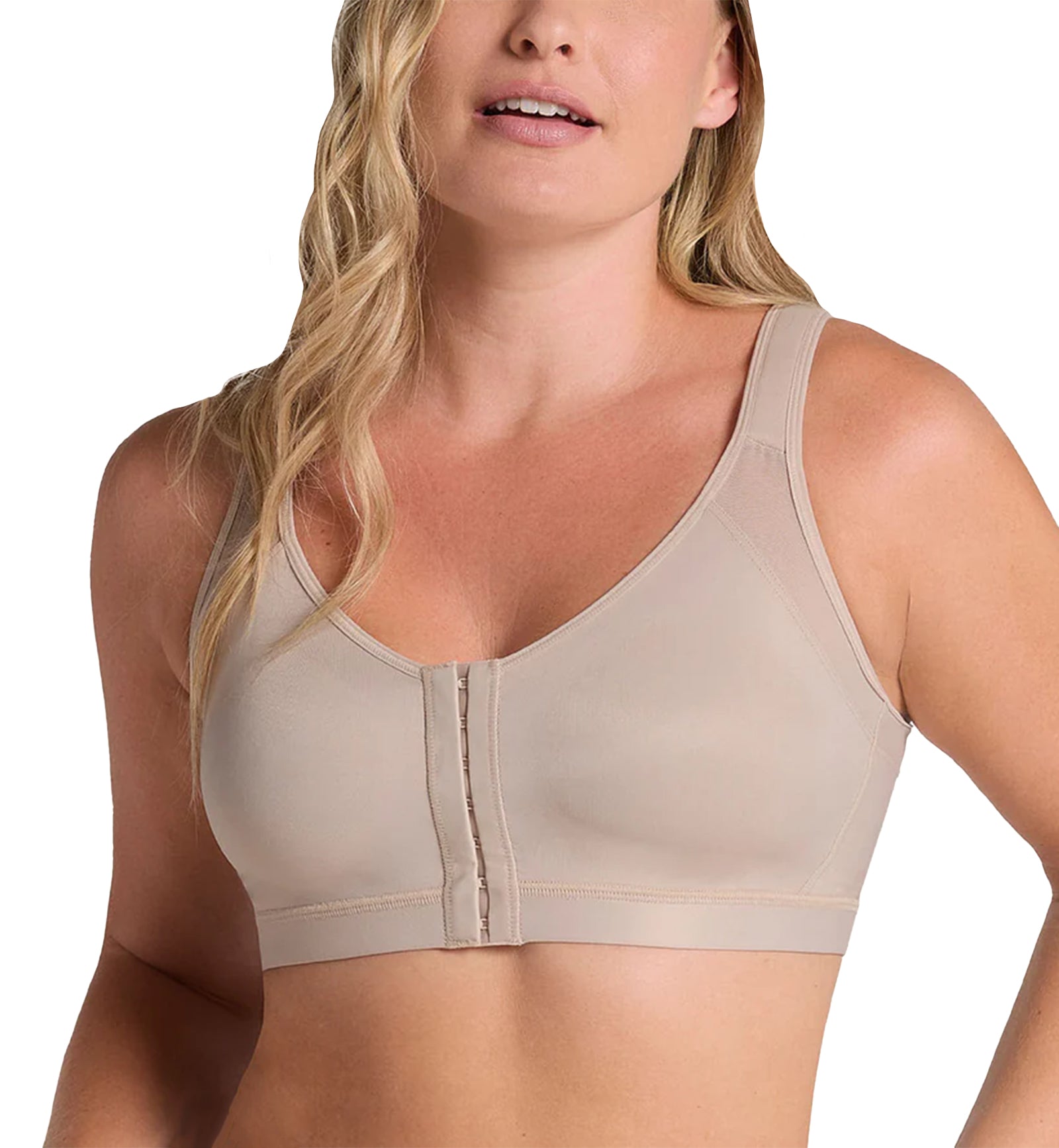 Leonisa Molded Post Surgery and Posture Corrector Bra (011473),32C,Nude - Nude,32C