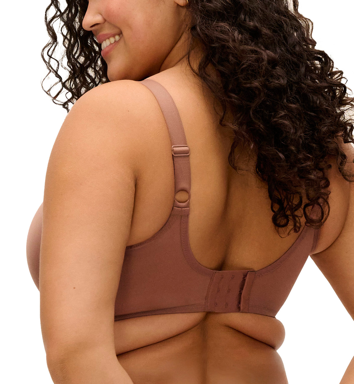 Elomi Smooth Unlined Underwire Molded Bra (4301),32GG,Clove - Clove,32GG