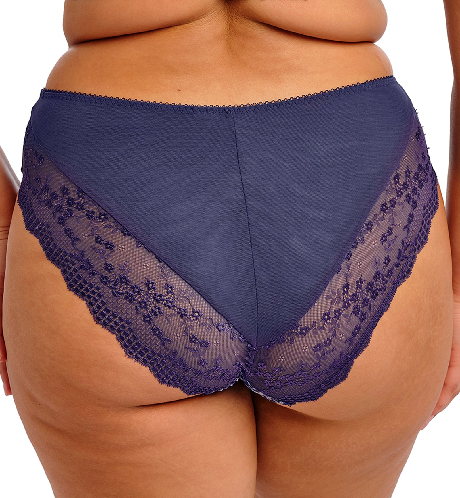 Elomi Lucie Matching High Leg Brief (4498),Medium,Midnight - Midnight,Medium