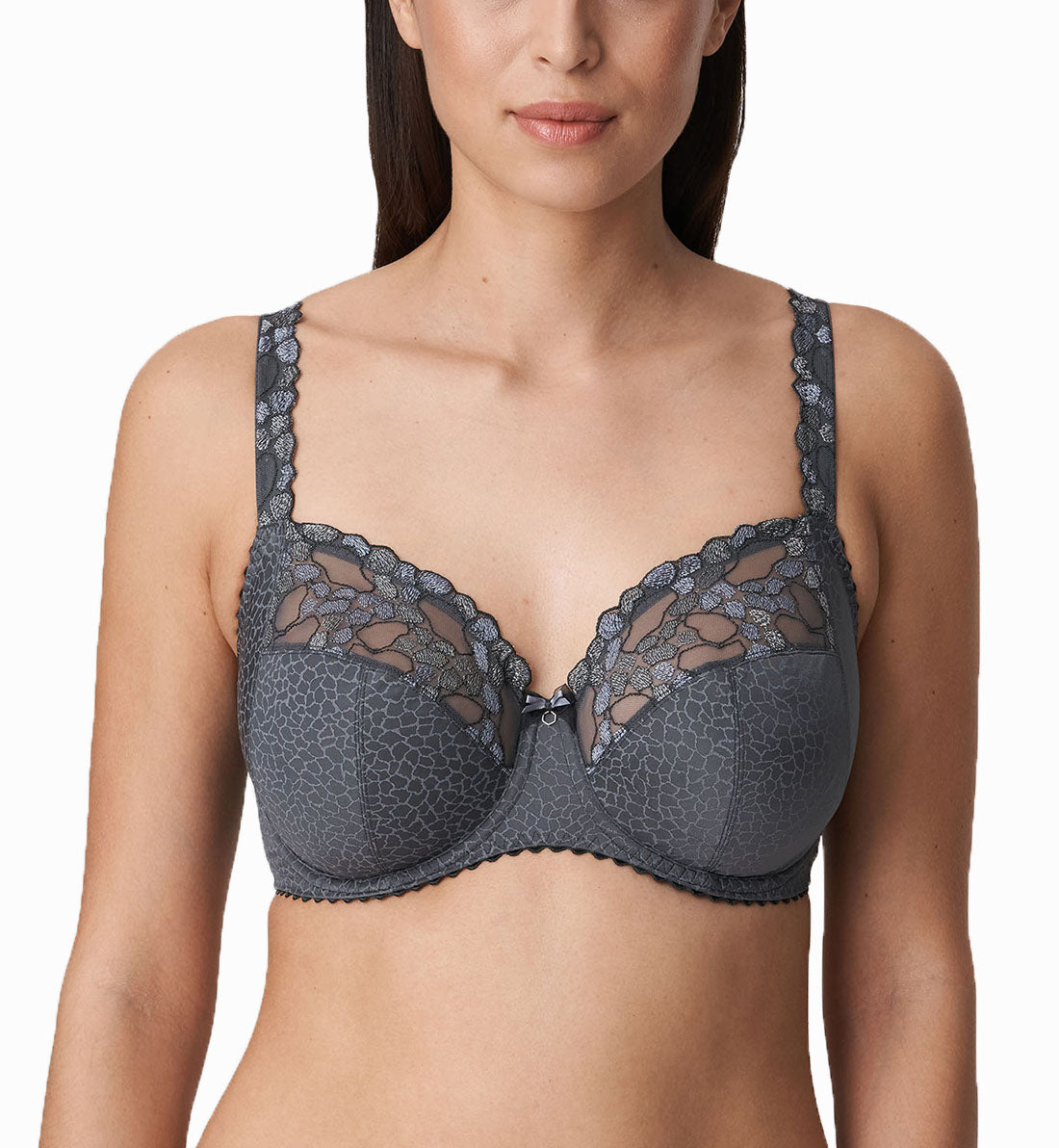 PrimaDonna Hyde Park Full Cup Underwire Bra (0163200),32D,Gris City - Gris City,32D