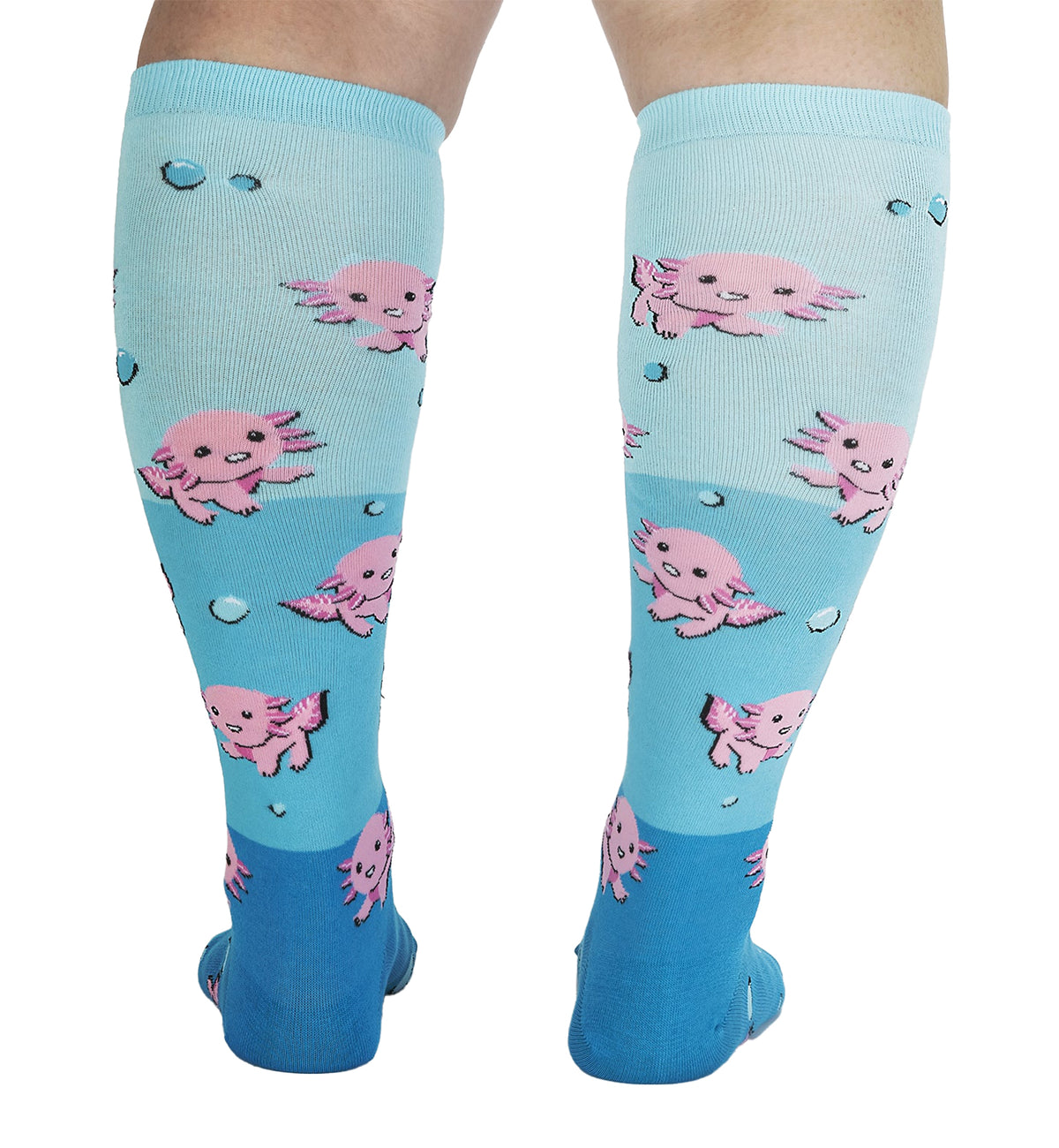 SOCK it to me Unisex Knee High Socks (F0554),Dancing Axolotl - Dancing Axolotl,One Size