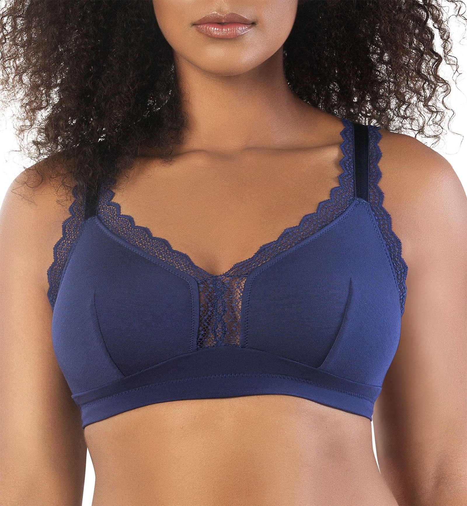Parfait Dalis Soft Modal Bralette with J-Hook (5641),30D,Navy - Navy,30D