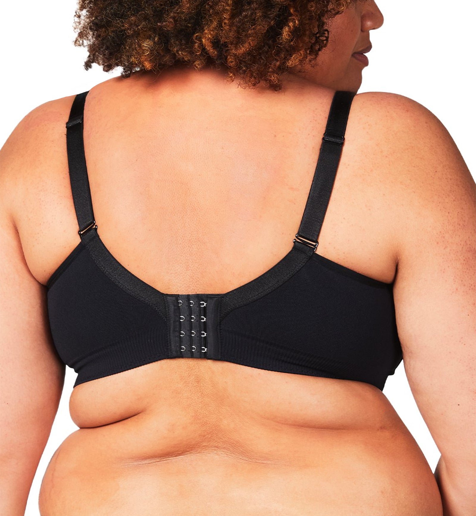 Cake Sugar Candy Posh Fuller Bust Everyday Bralette (28-8017),XS,Black - Black,XS