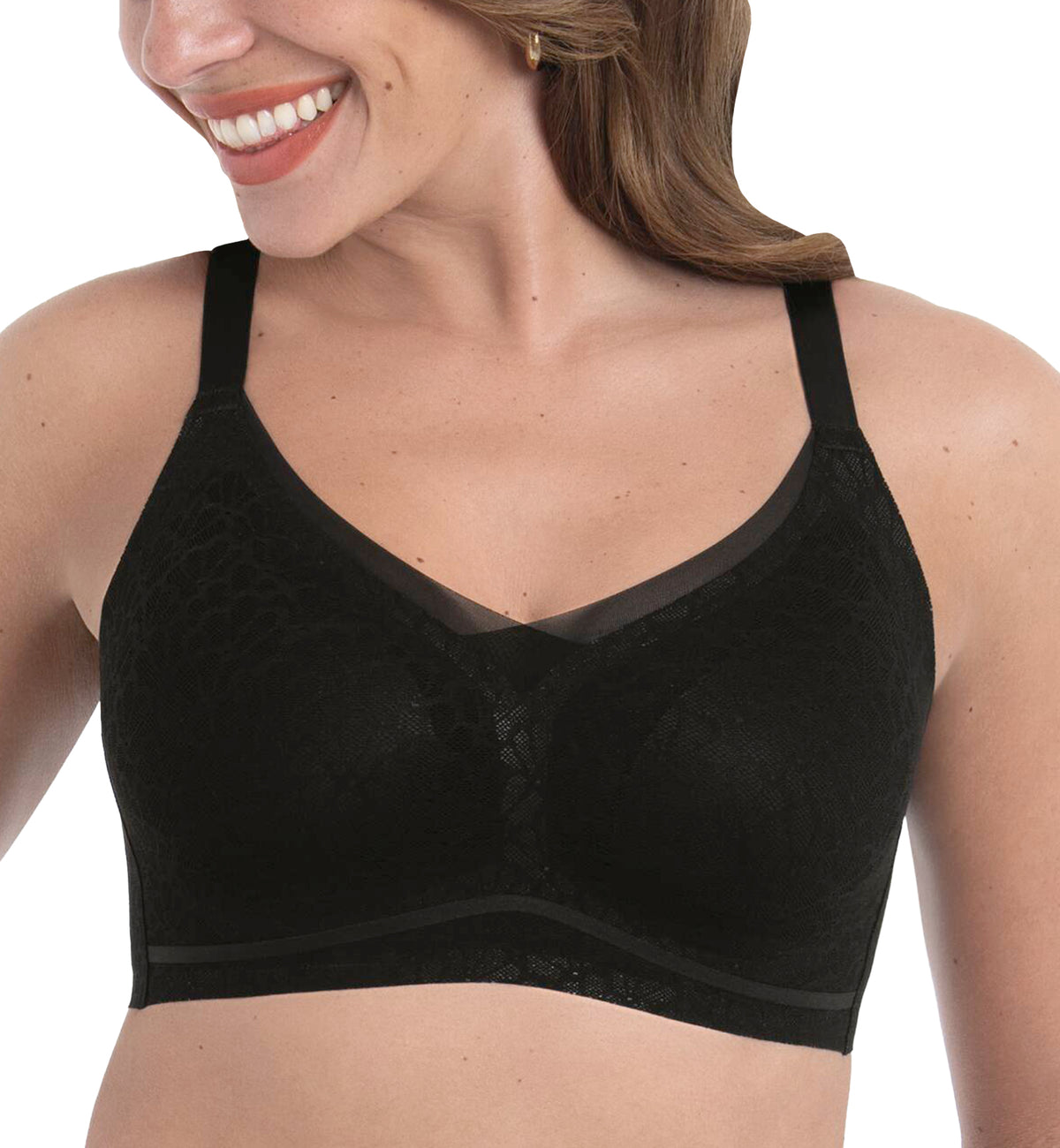 Anita Essentials Smart Lightly Padded Bralette (5433),XS,Black - Black,XS